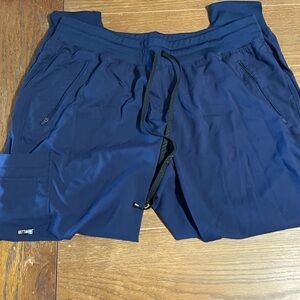 Navy Blue greys anatomy Jogger scrubs